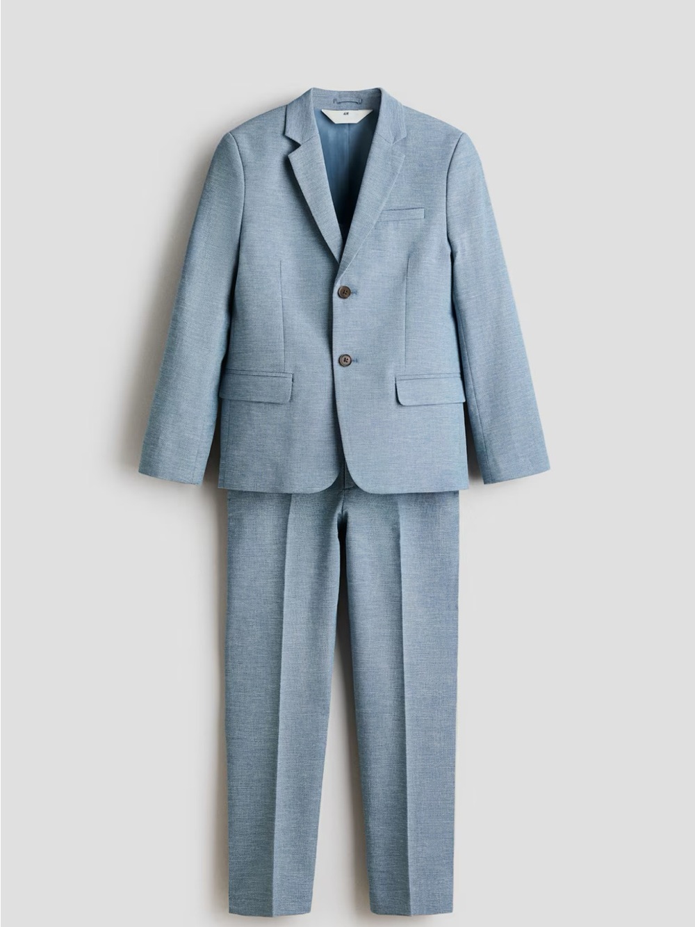 H&M Light Blue Kids Two-Piece Suit Blazer & Trousers